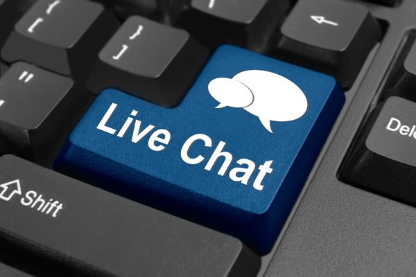 Live chat.