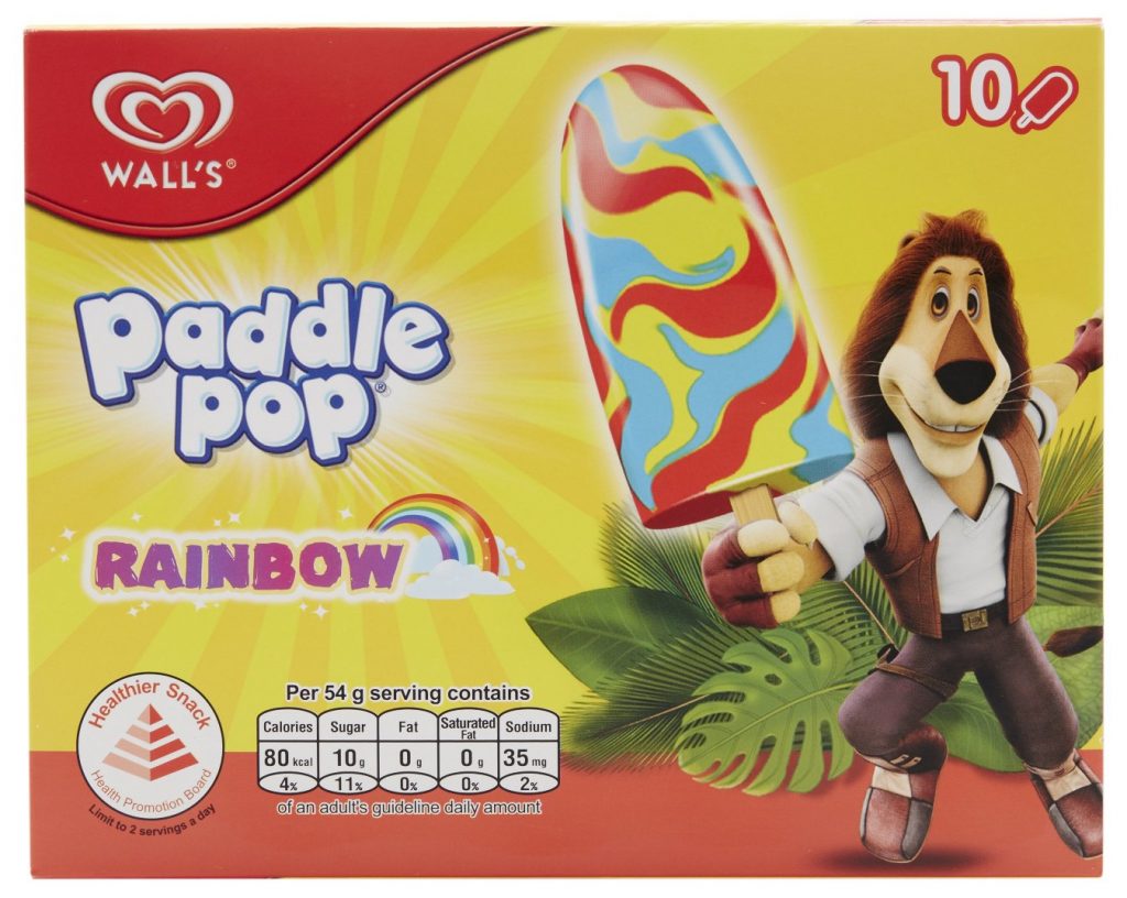 poster produk ice cream Paddle Pop